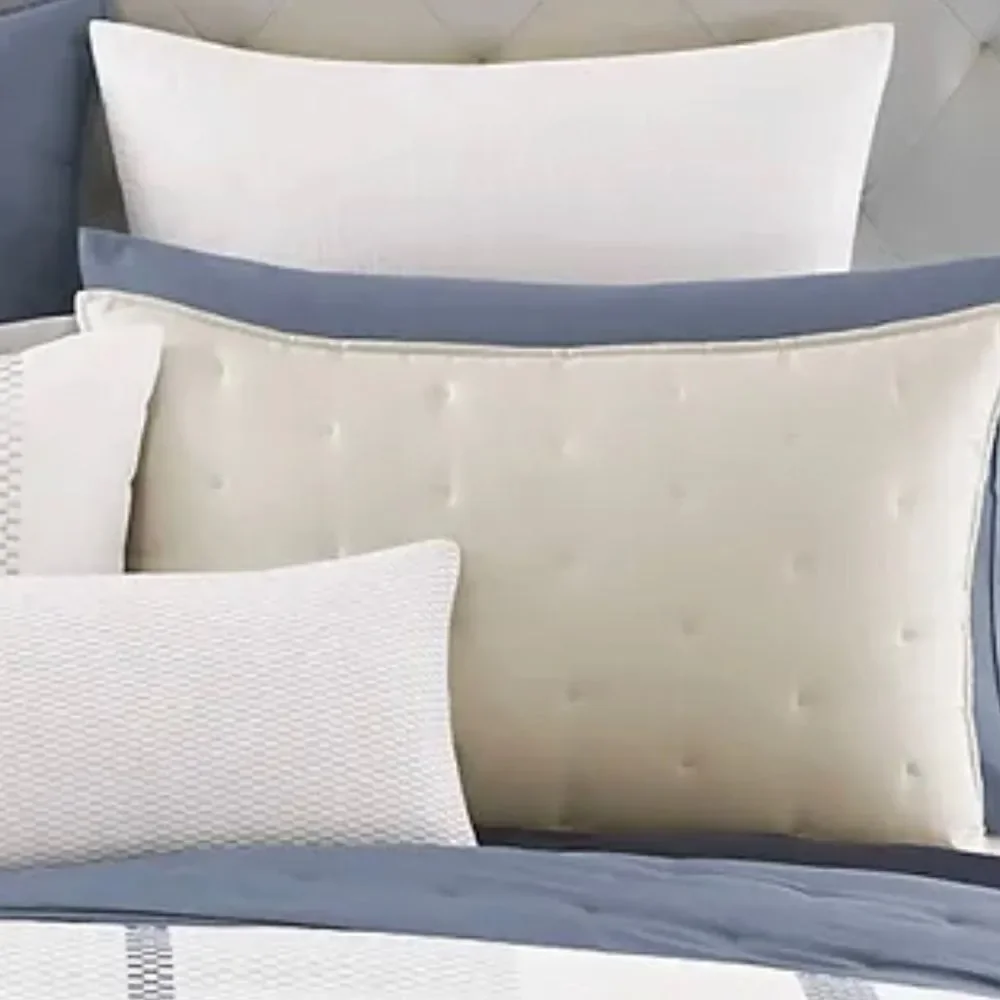 OAKE Leicester White‎ Euro Sham 26 x 26 set of 2